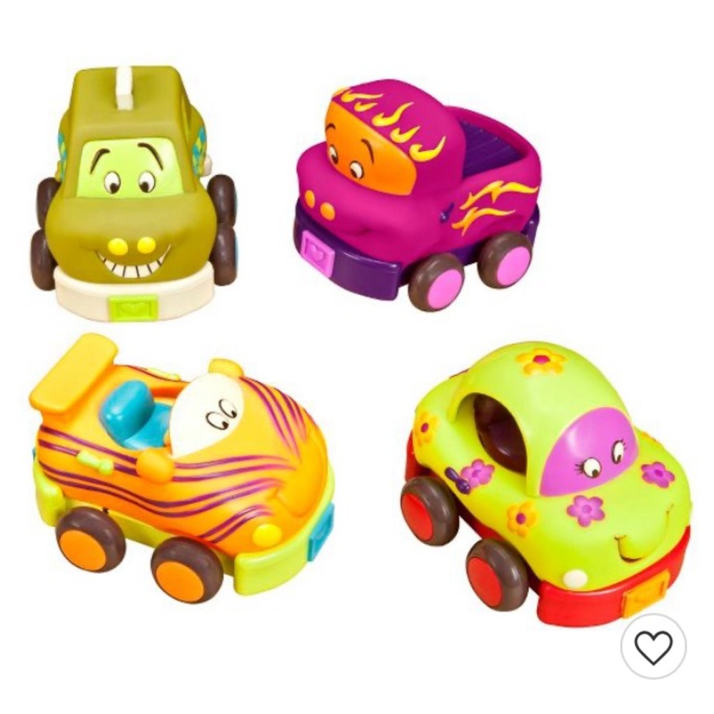 4 My B Toys Cars Pull back toy Vehicles